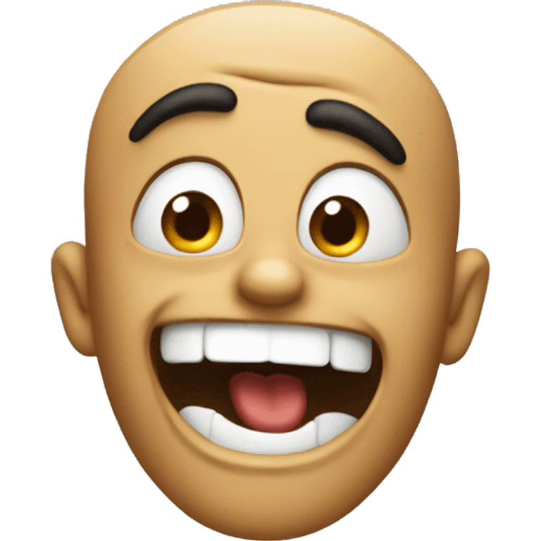 Mad and excited  emoji