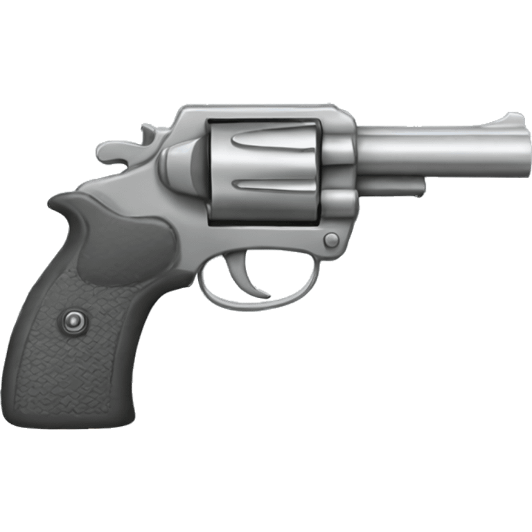 pistol with grey bow wrapped around handle emoji