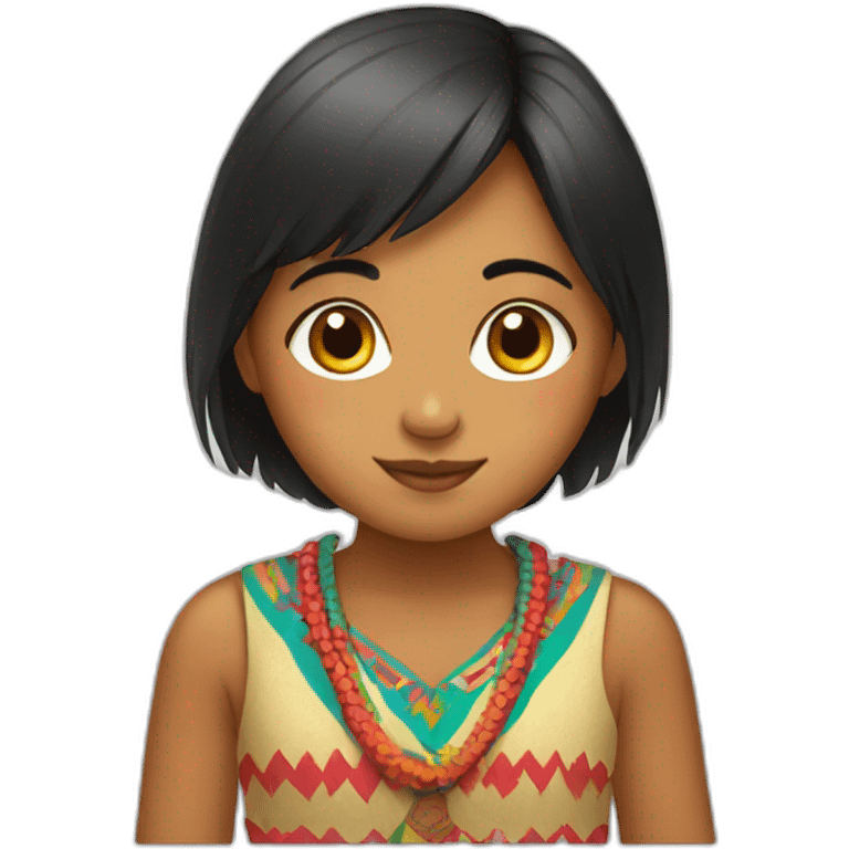 peruvian girl emoji