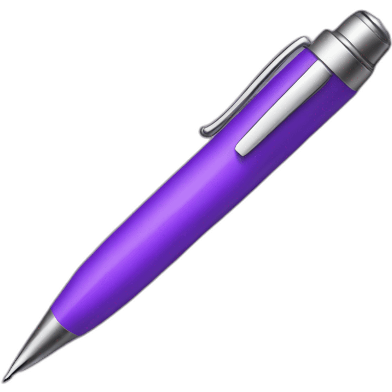 purple pen emoji