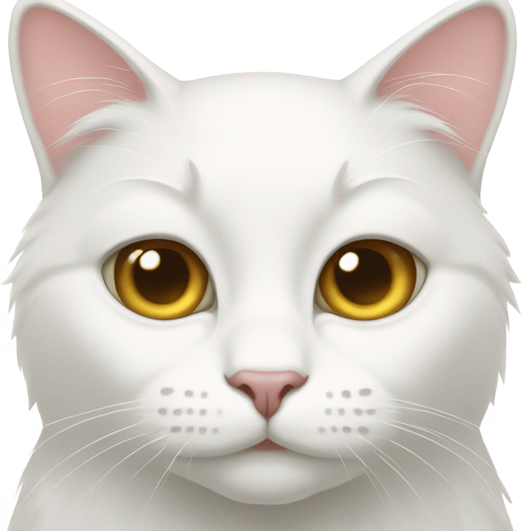 White cat emoji