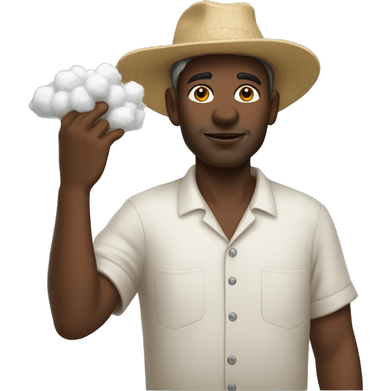 Cotton picker emoji