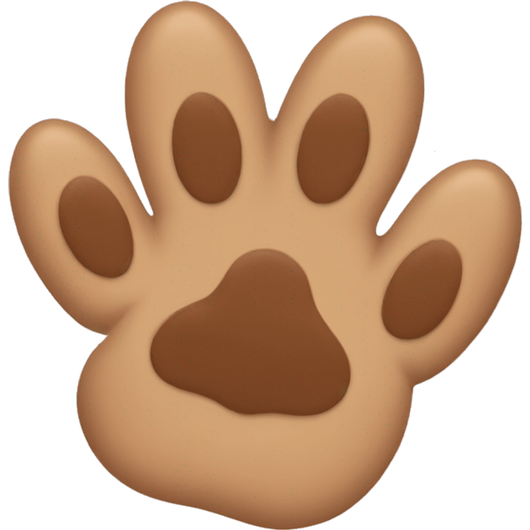 a puppy paw emoji