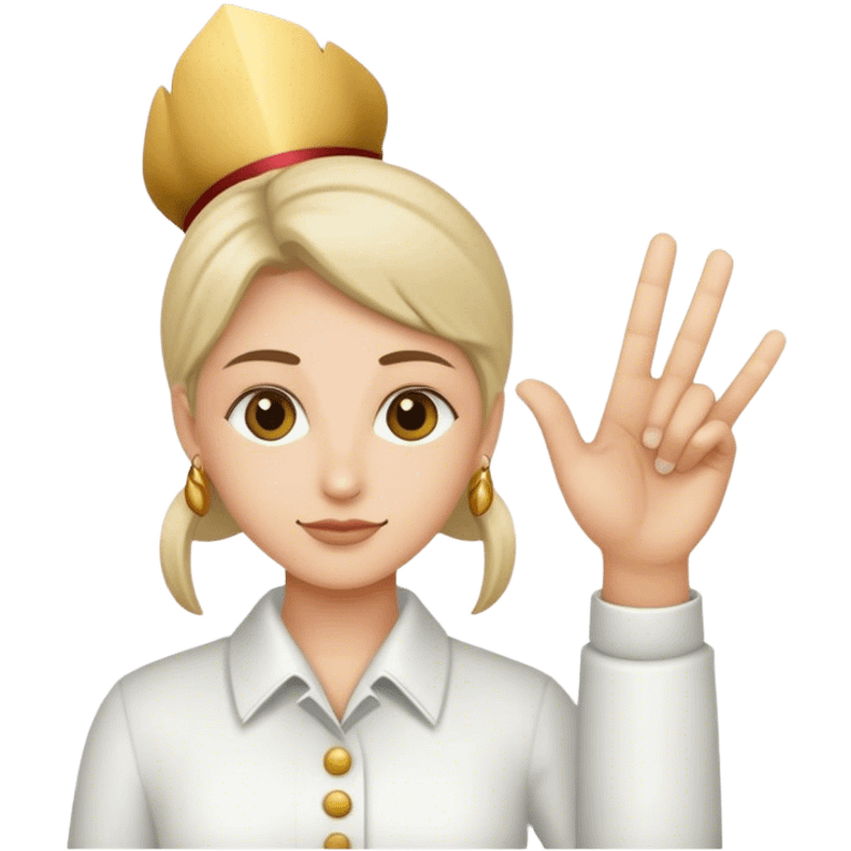 hand sign for sigma alpha iota emoji