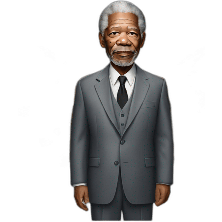 morgan freeman with wings emoji