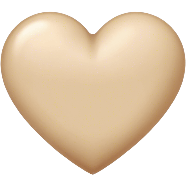 Beige Heart emoji