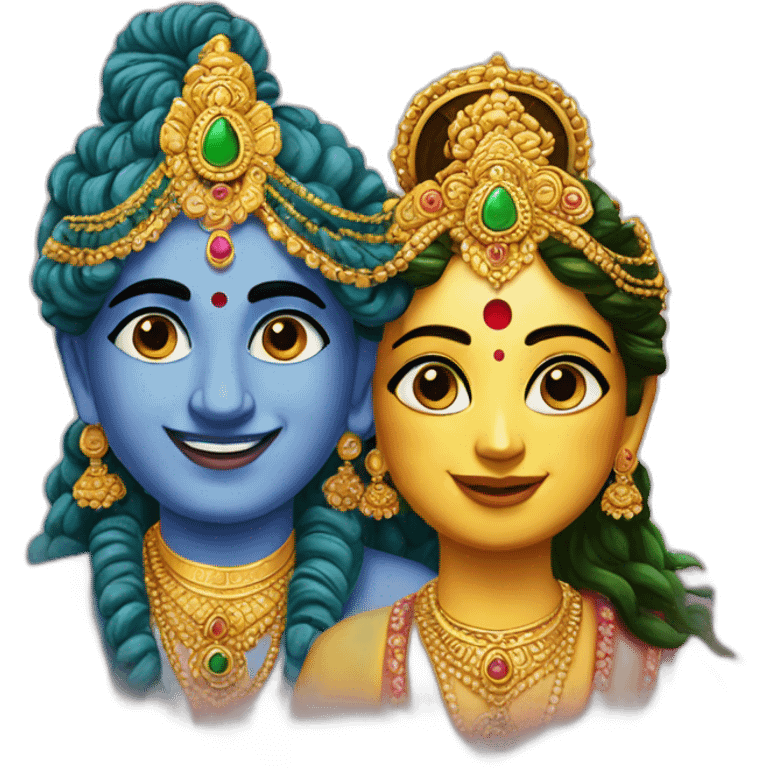 krishna-and-radhe emoji