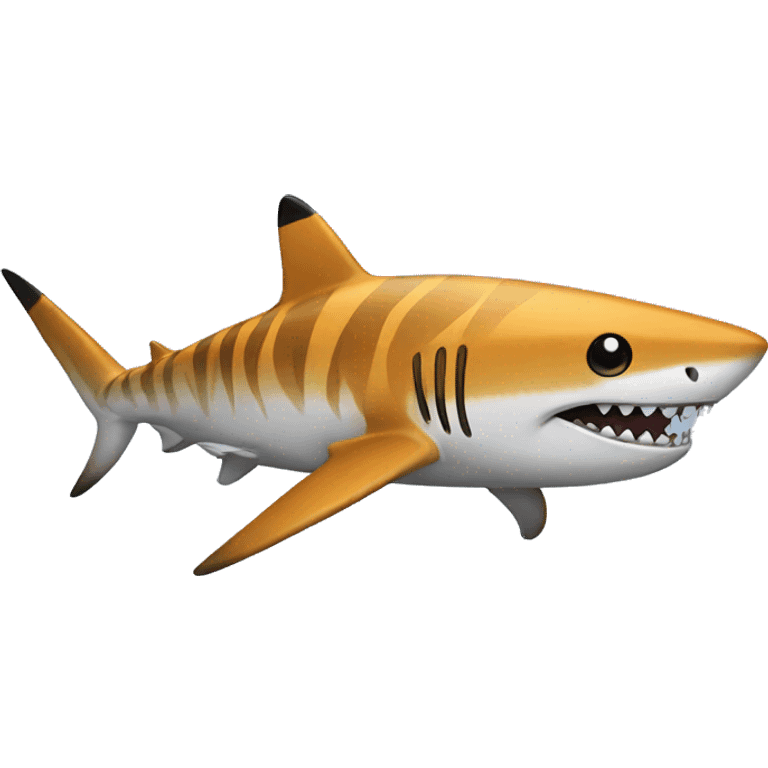  tiger surf shark emoji