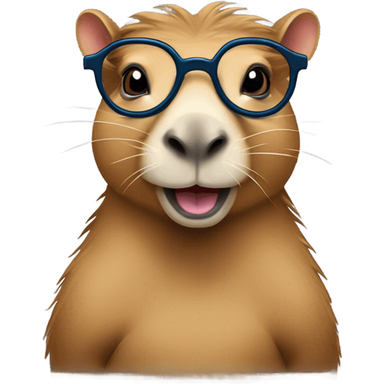 Clever CAPIBARa emoji