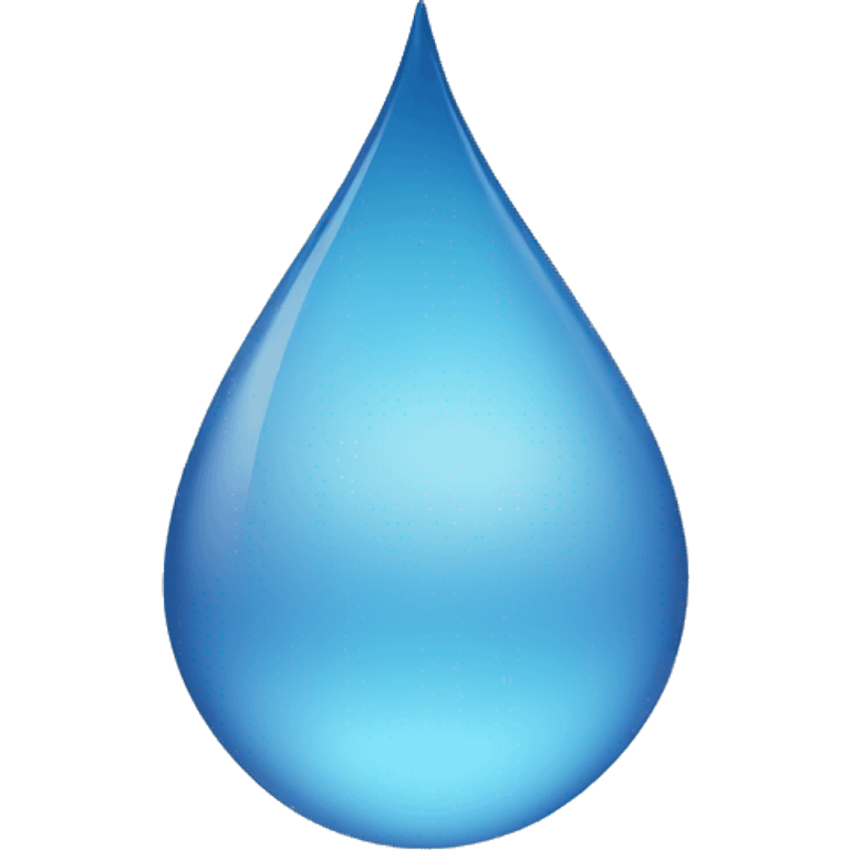 Water drop  emoji