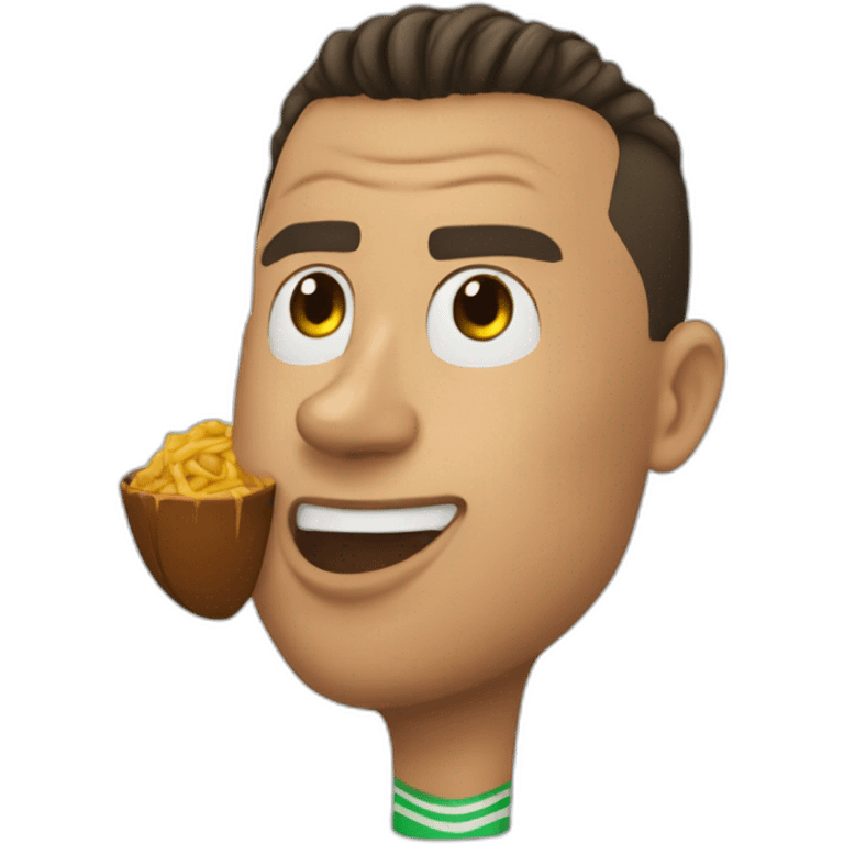 Ronaldo qui fait caca emoji