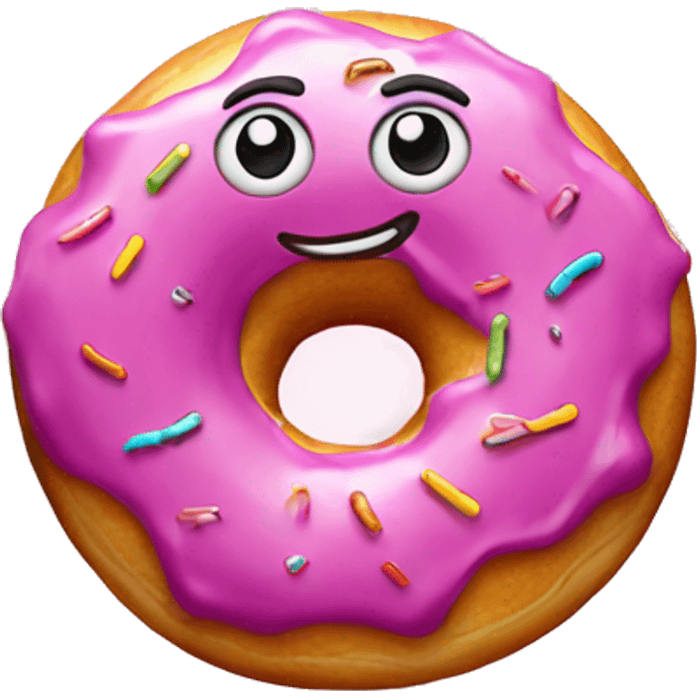 Dancing donut emoji