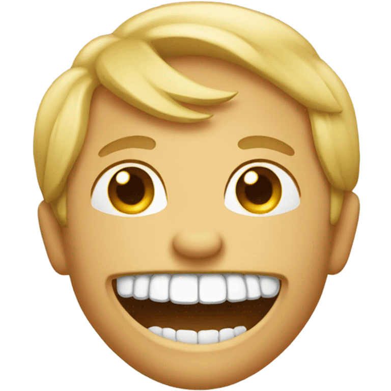 Emoji with teeth  emoji