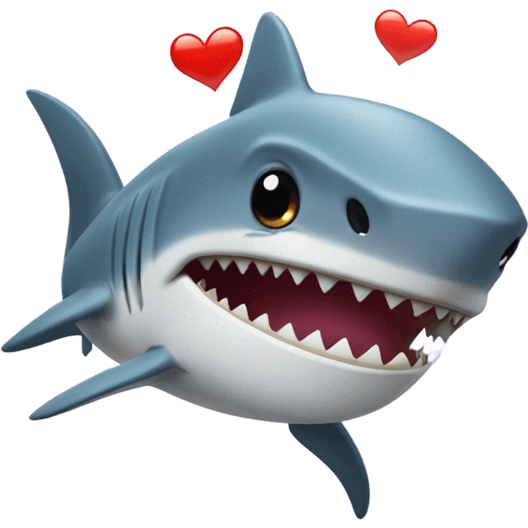 shark in love emoji