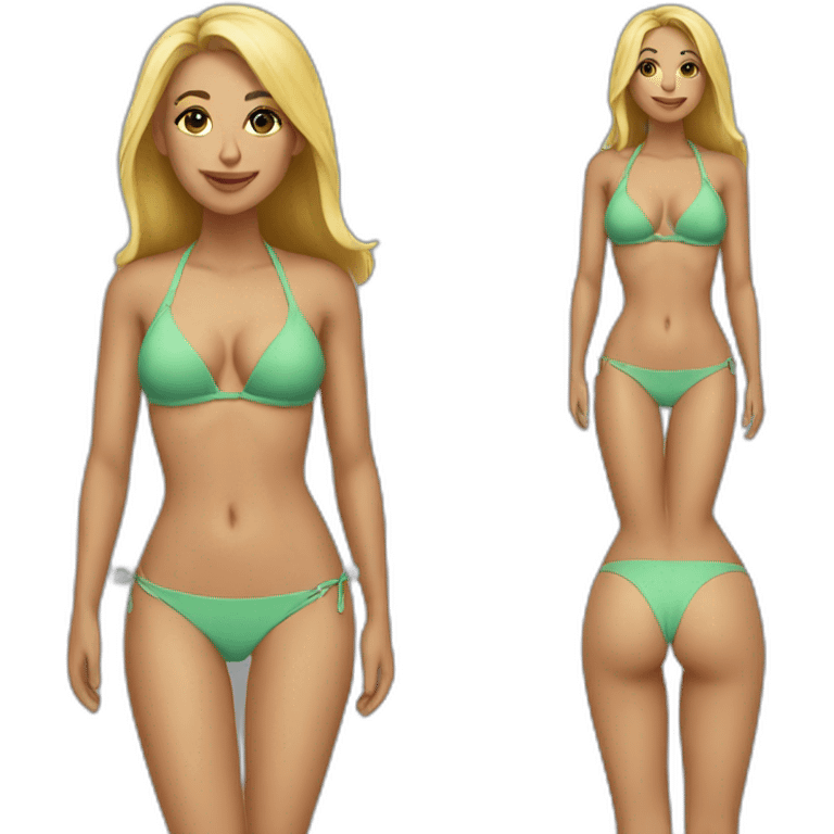 bikini woman emoji