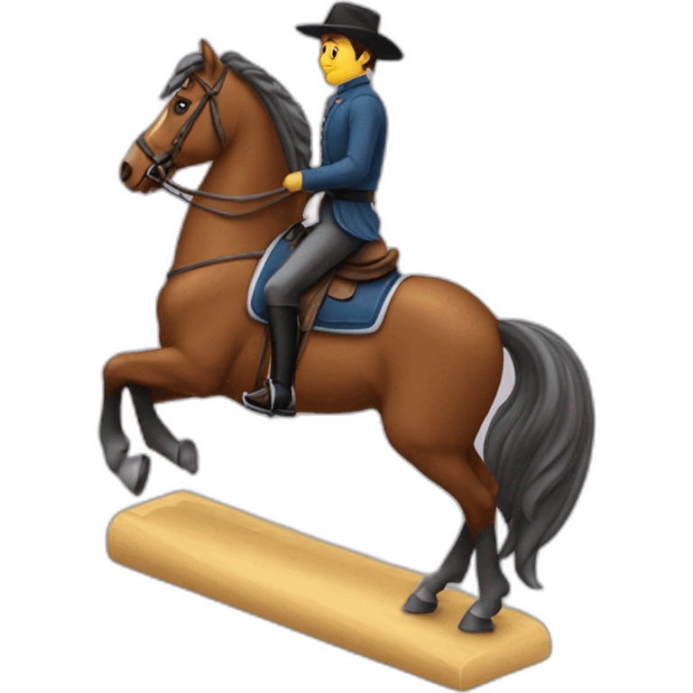 Voilée sur cheval emoji