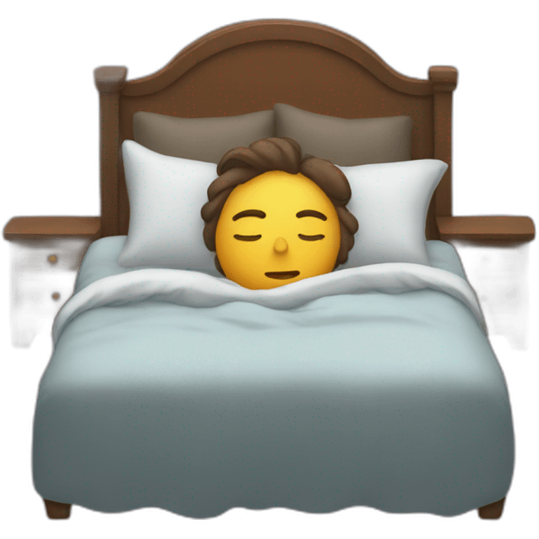 sleeping in the bed emoji