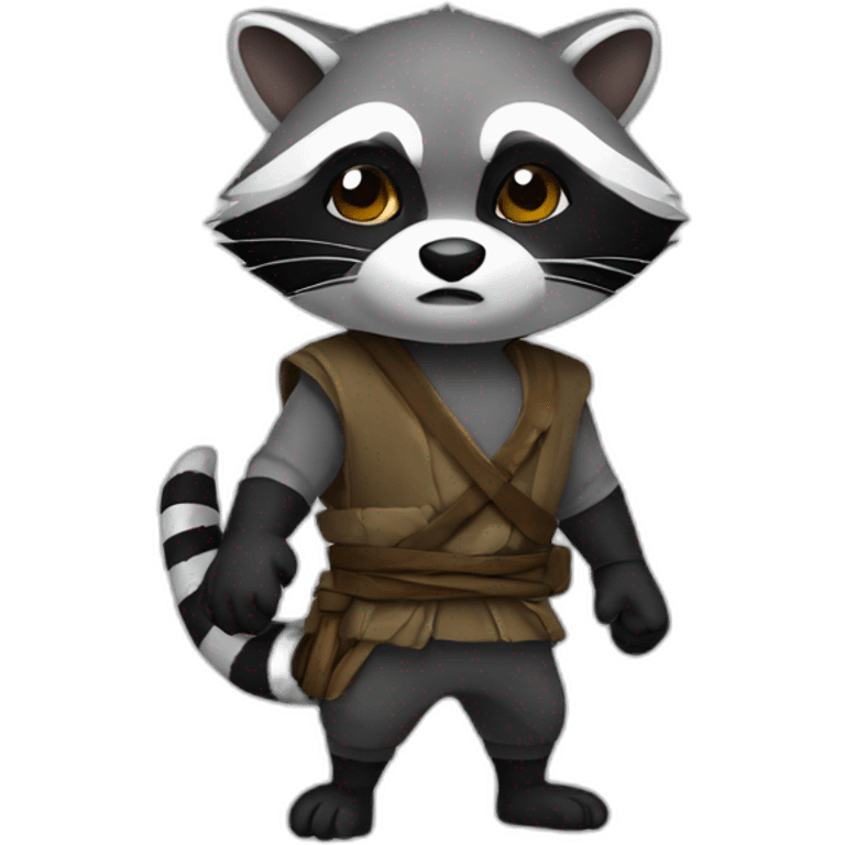 ninja raccoon emoji