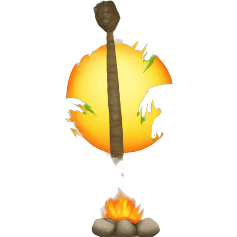 palm tree with vacation fire emoji