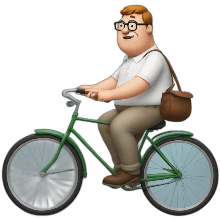 peter griffin riding a bicycle emoji