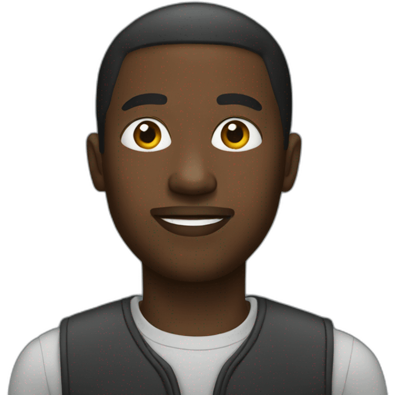 black man in the bank emoji