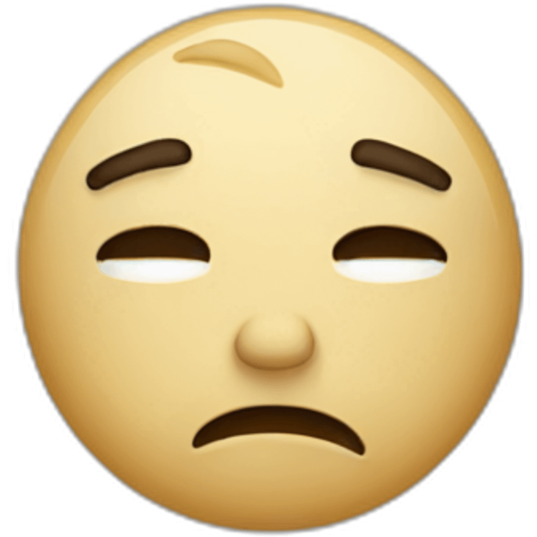 depressed emoji