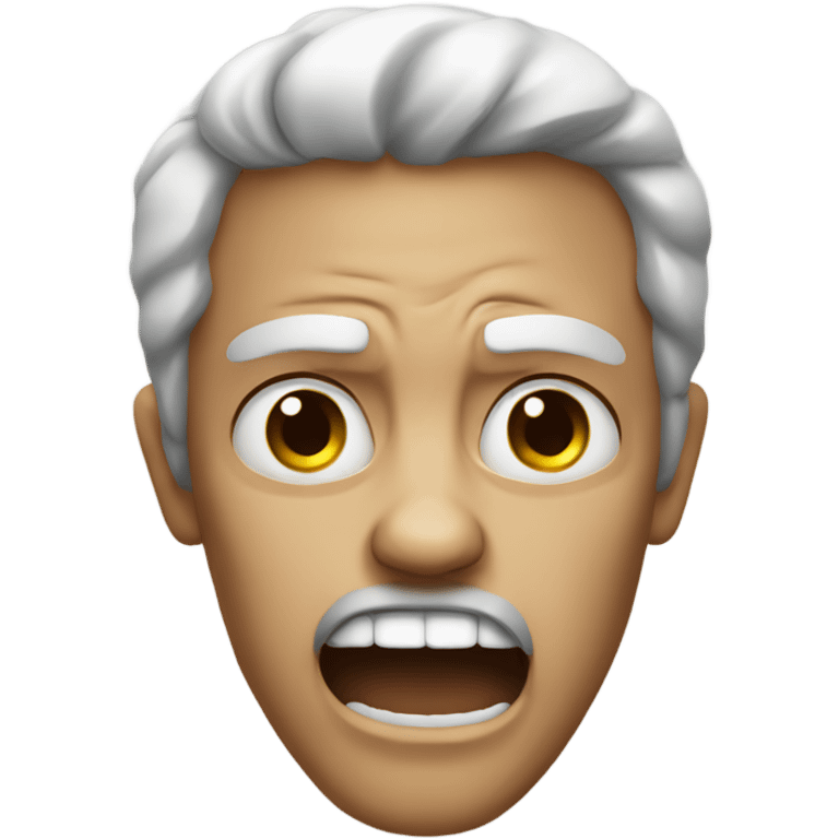 Angry Deaf person  emoji