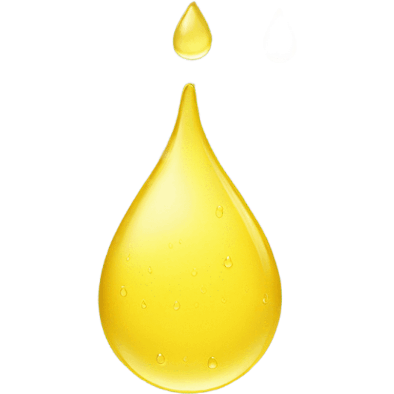 yellow water droplets  emoji