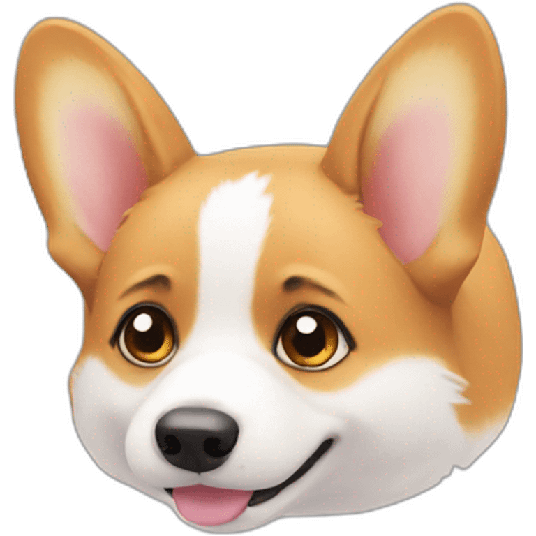 cute corgi emoji