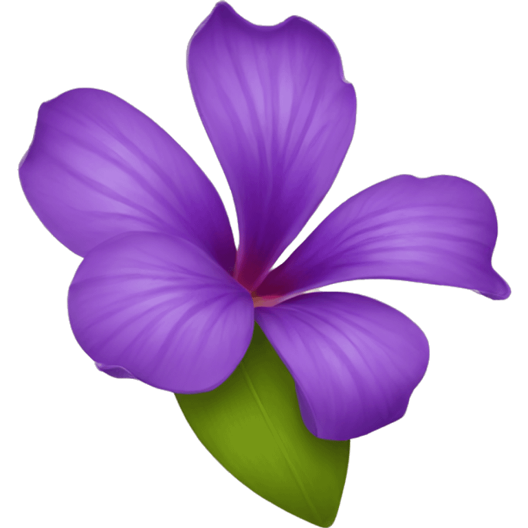 tahiti purple flower  emoji