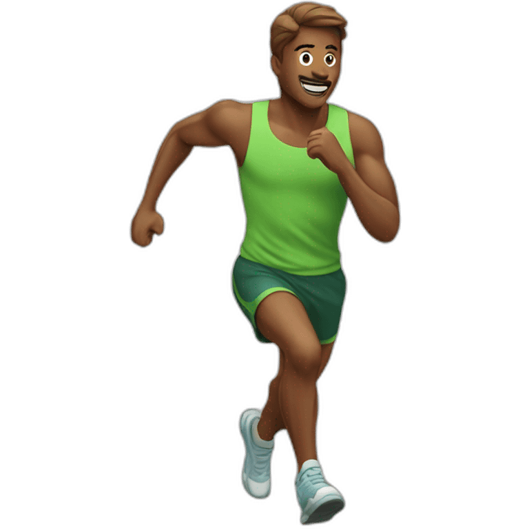 Runing man  emoji