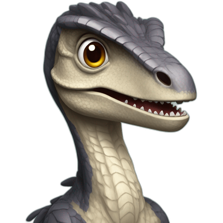 humanoid velociraptor emoji