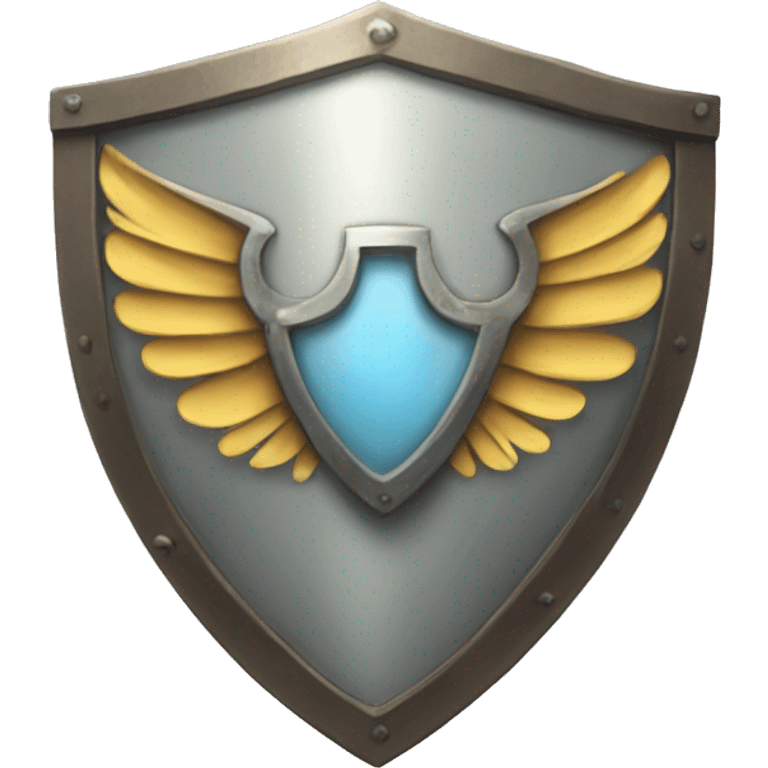 winged shield of air emoji