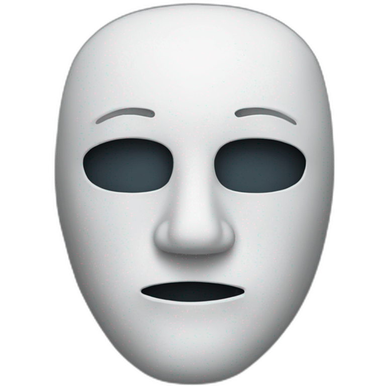 Alone mask emoji