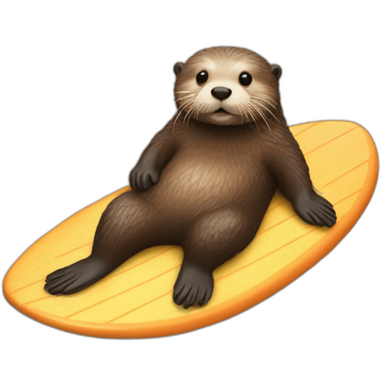 Sea-otter-on-the-surfboard emoji