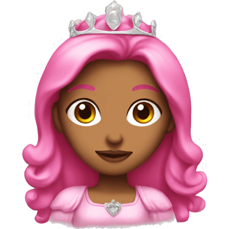 pink princess emoji