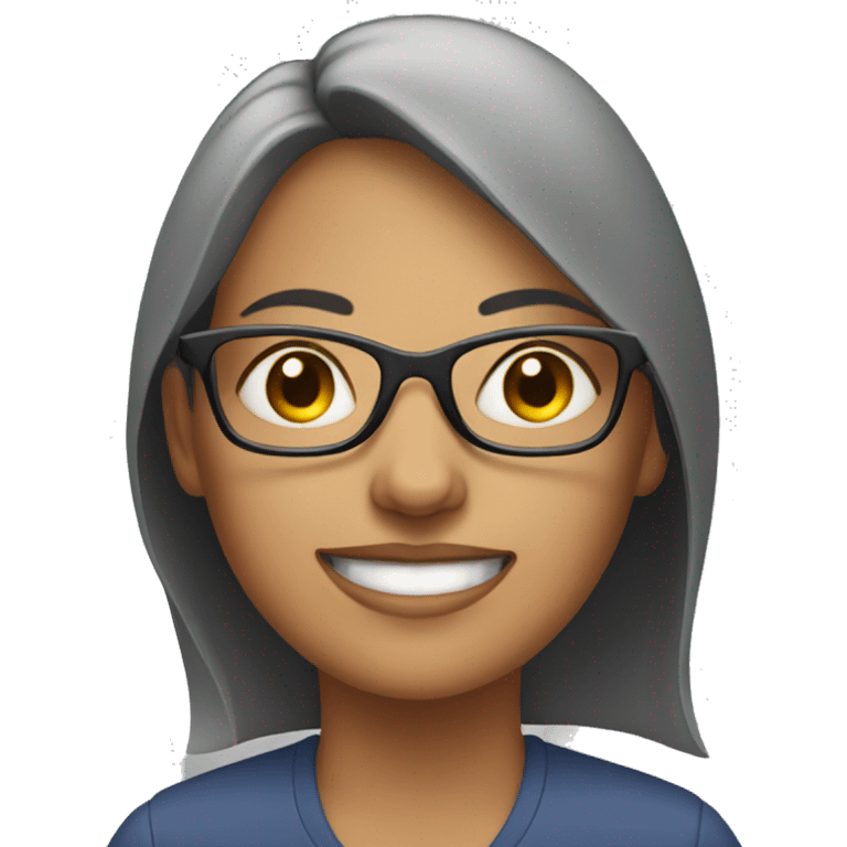 a woman with glasses on a wheelchair emoji