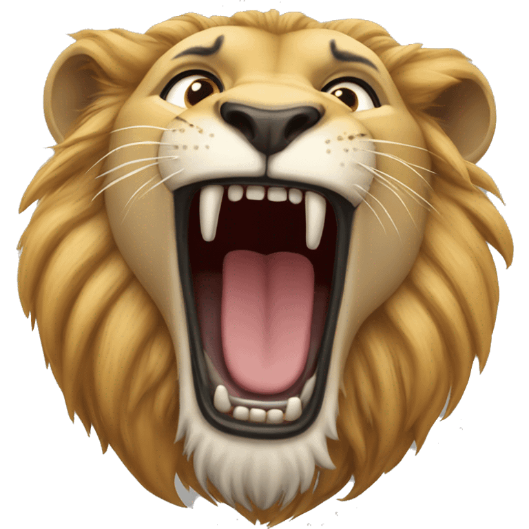 Lion roar  emoji