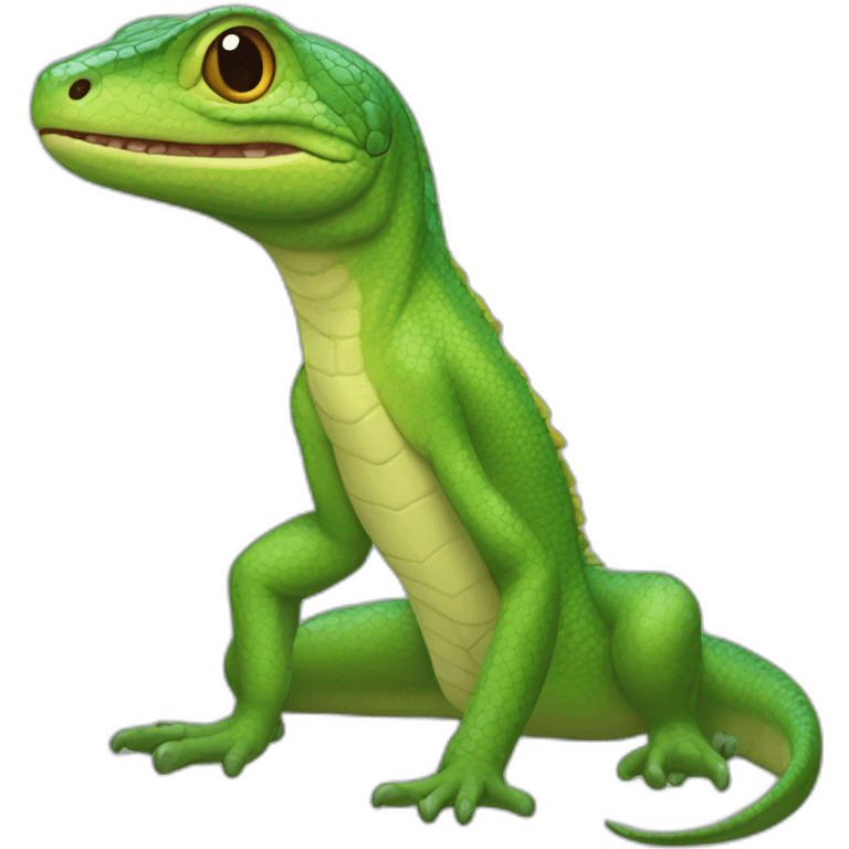 lagarto camaleão emoji