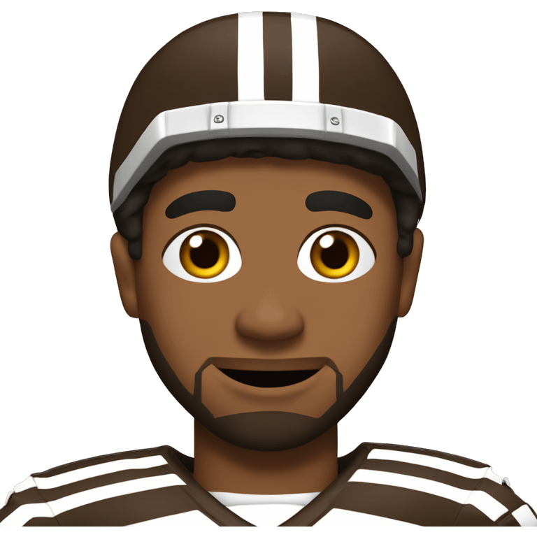 Cleveland brown’s football player emoji