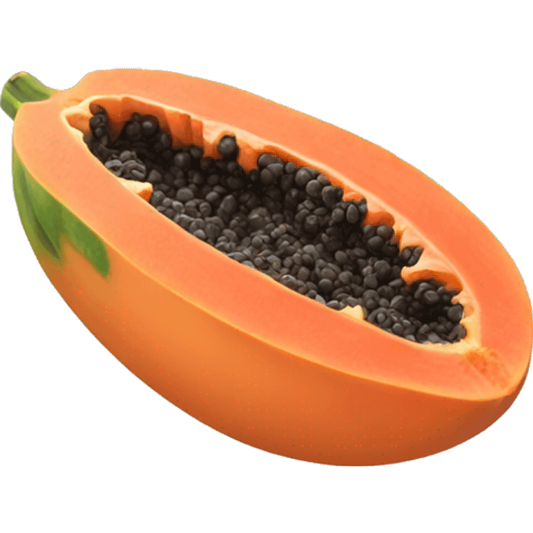 papaya  emoji