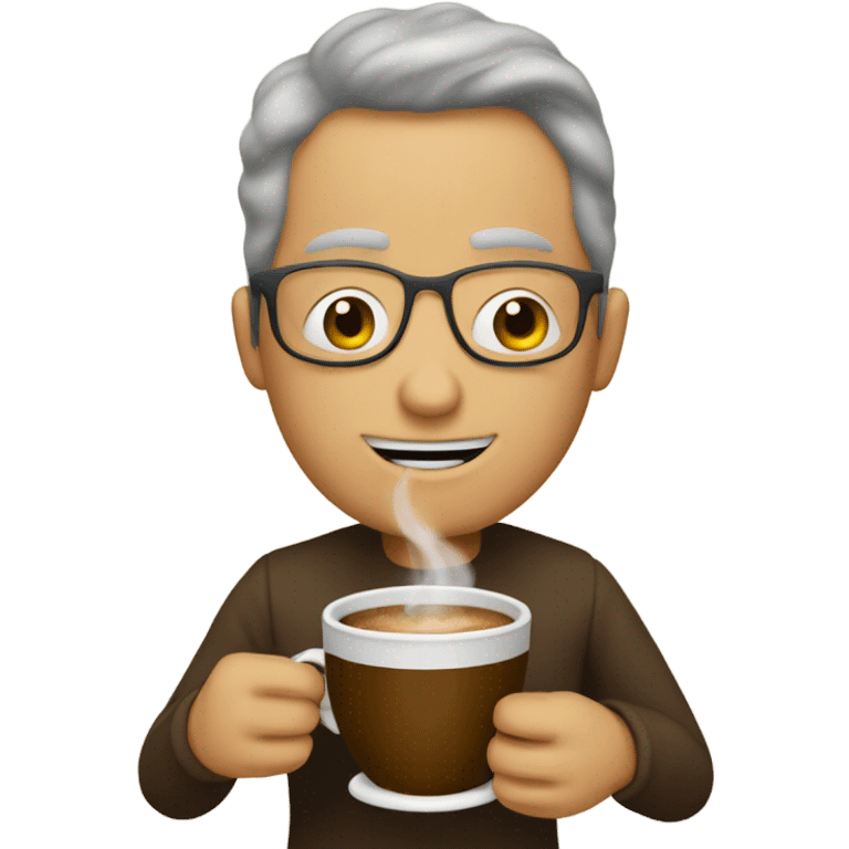 Drinking coffee  emoji