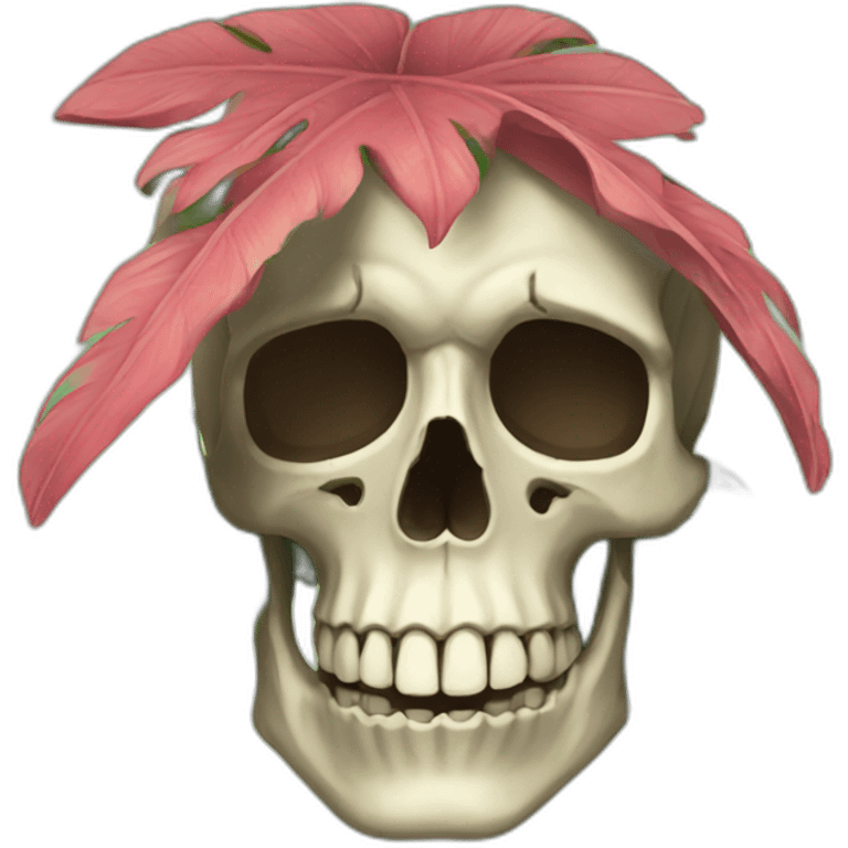 tropical grant but skull emoji