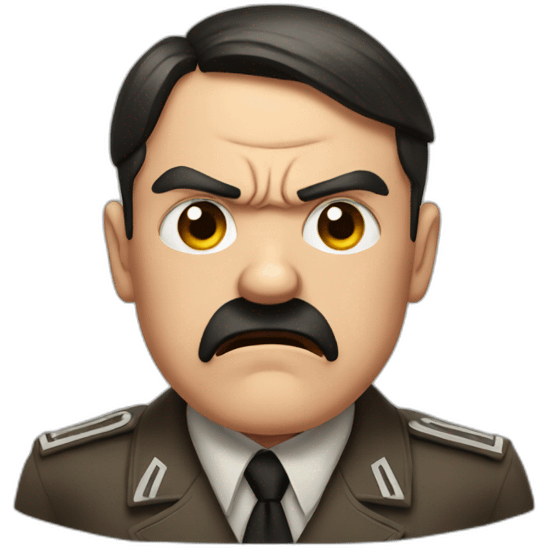 Hitler angry emoji