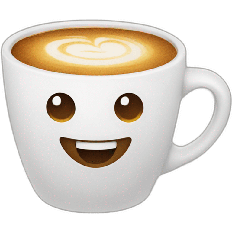 Smiling coffee  emoji