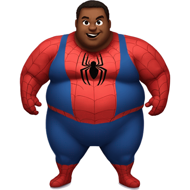 Fat fat fat spiderman emoji