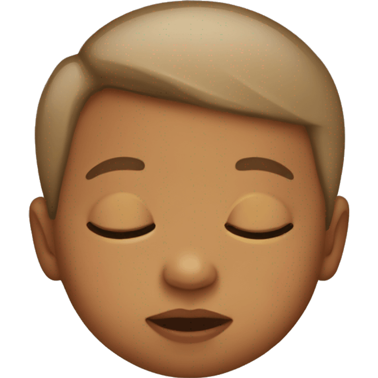 Baby sleeping emoji