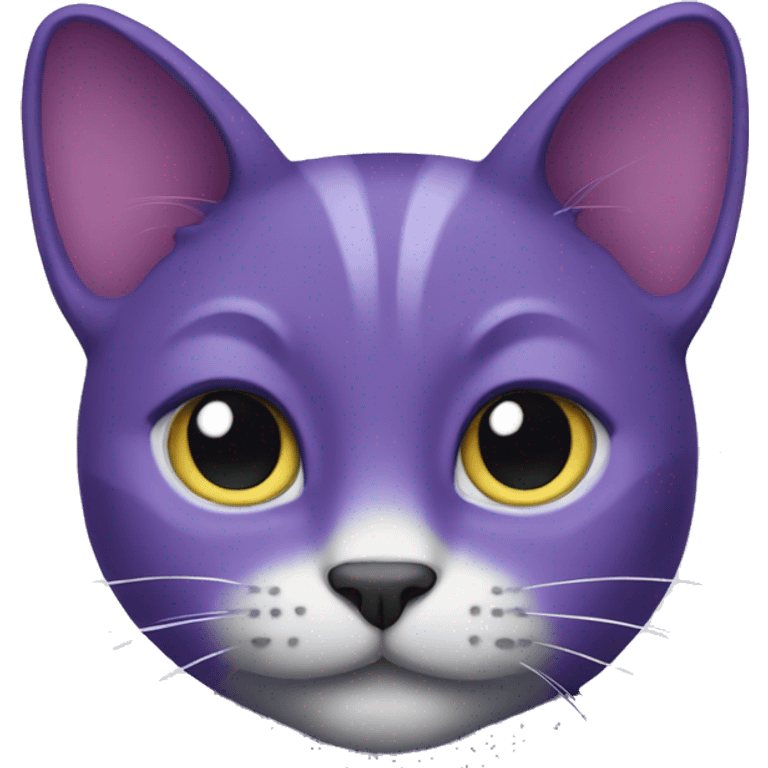 Purple cat emoji