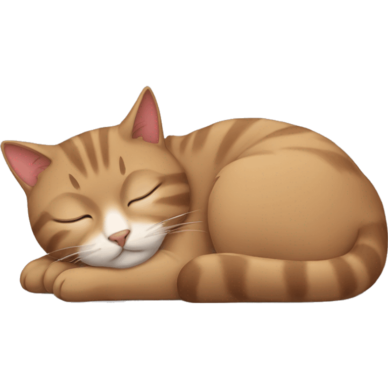 Cat sleeping emoji