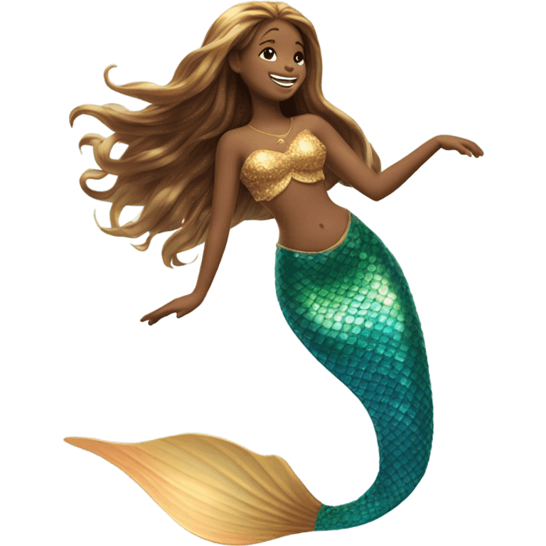 Mermaid dancing emoji